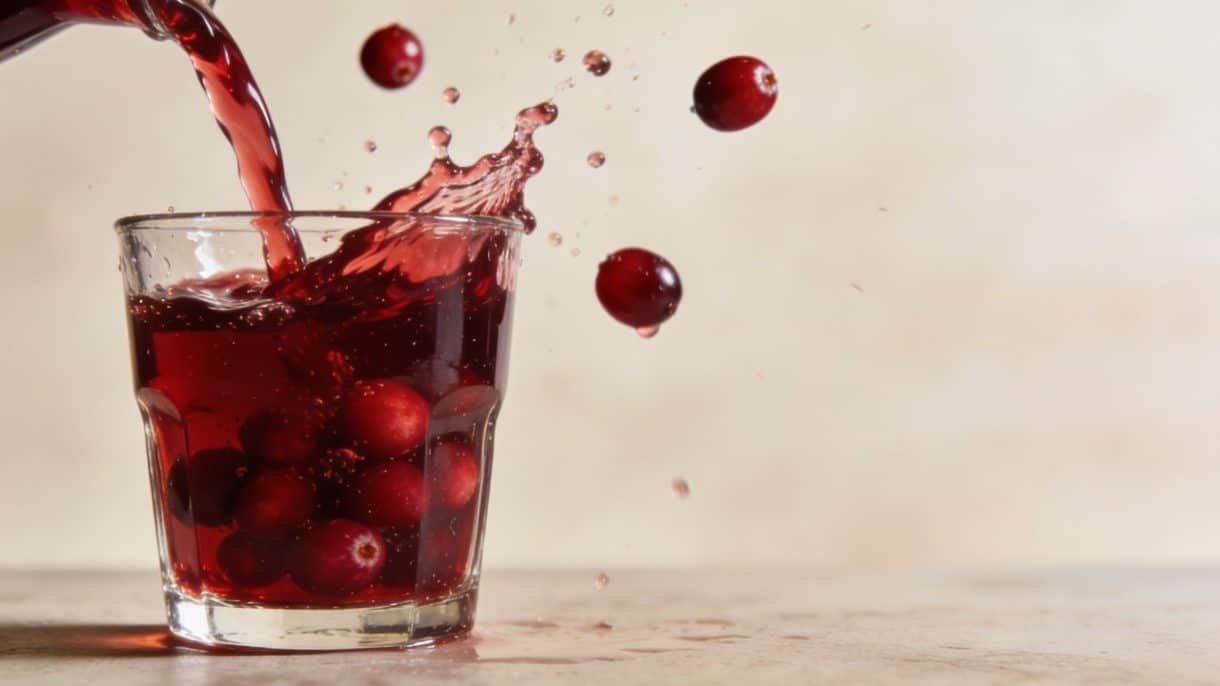 El jugo de arándano rojo: