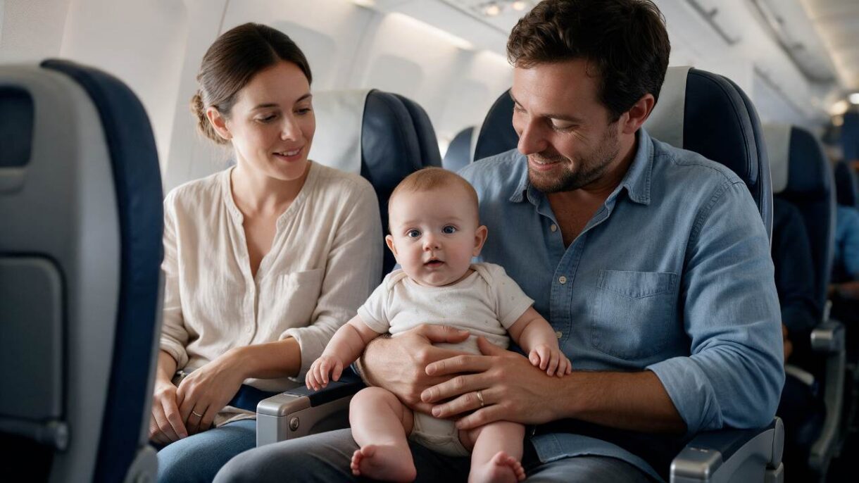 Investigación: Viajar por avión representa un peligro potencial para los bebés