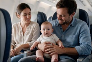 Investigación: Viajar por avión representa un peligro potencial para los bebés
