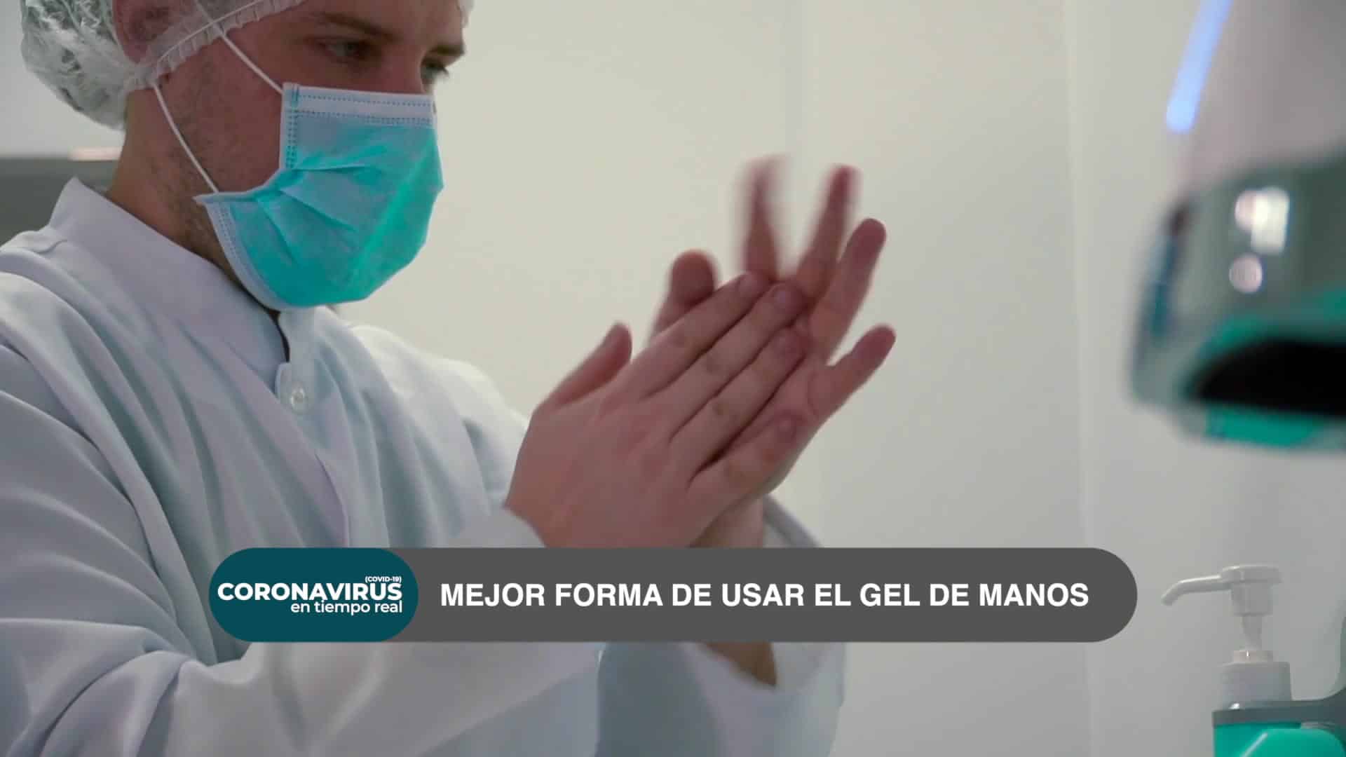 Mejor Forma de usar el Gel de Manos
